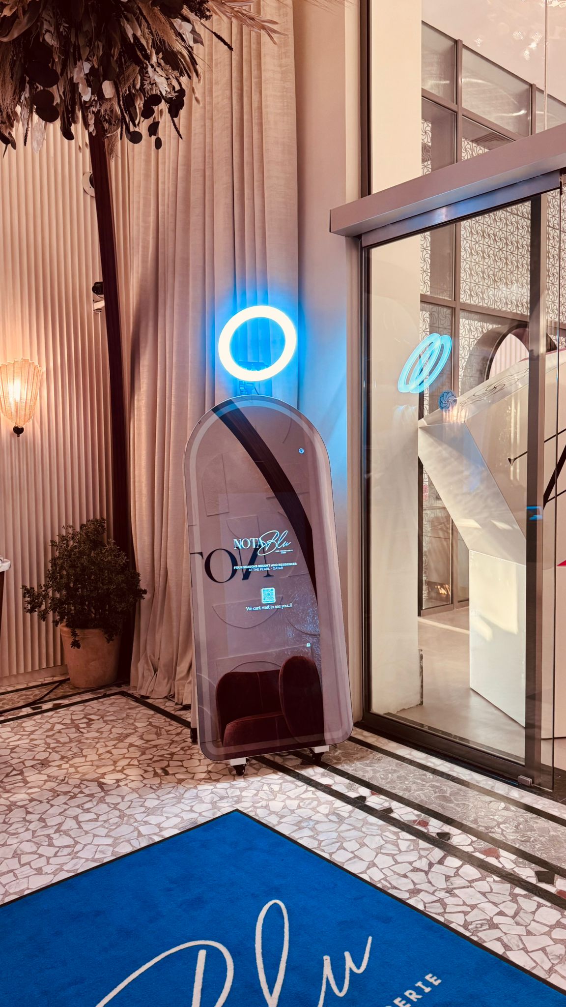 Guests enjoying a fully customized PartyBooth photobooth experience in the UAE