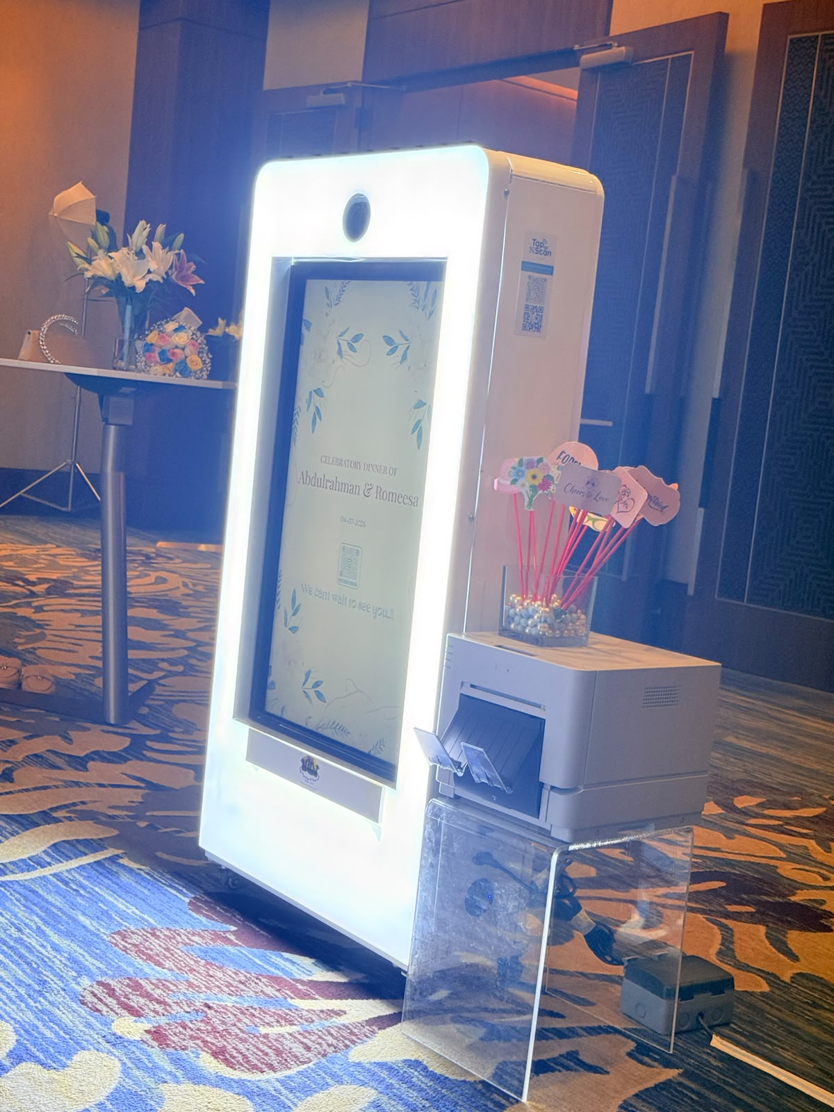 Luxury Wedding Photobooth Abu Dhabi | Rosewood Hotel Wedding