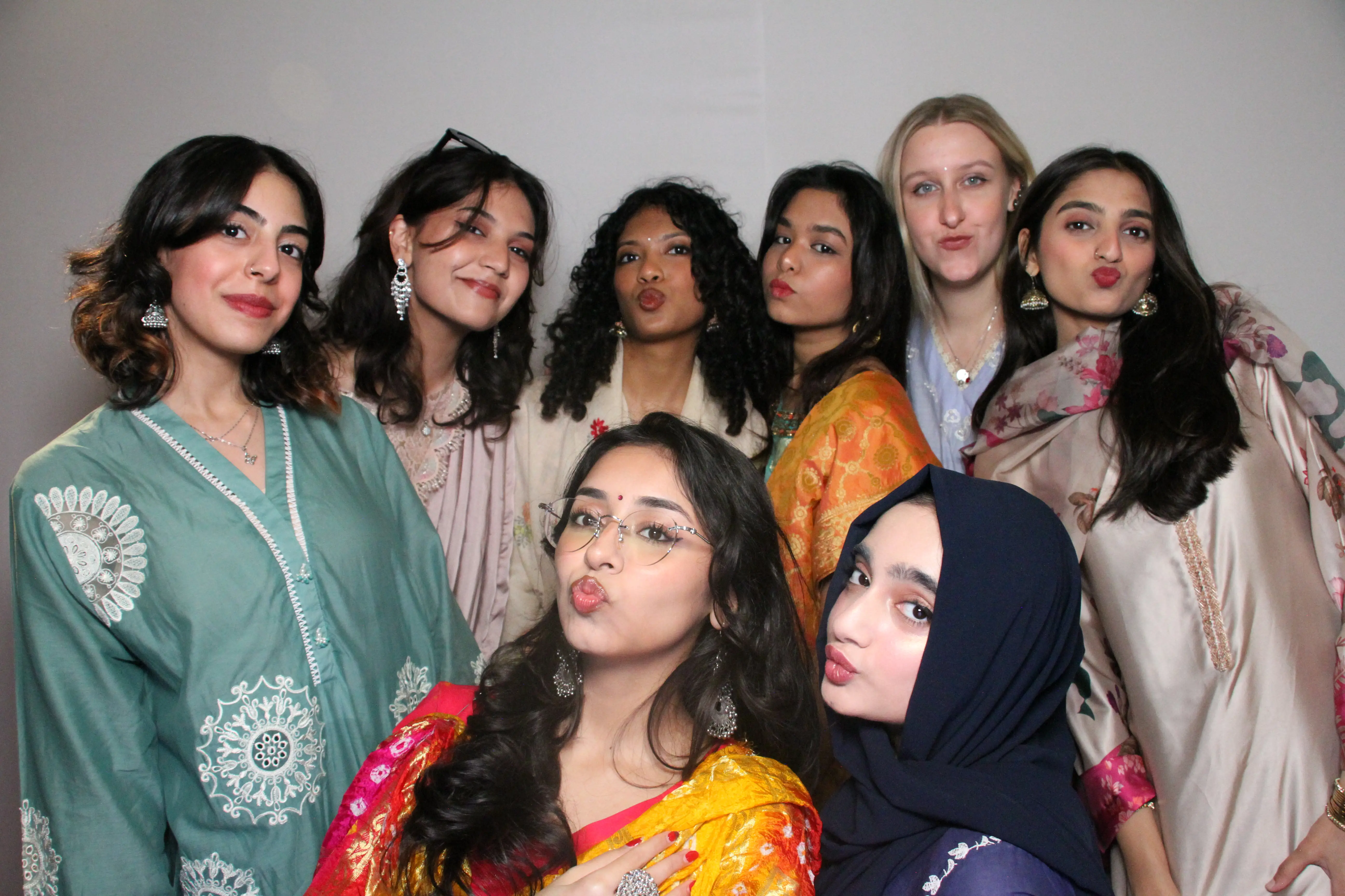 Photobooth guests at private event Abu Dhabi